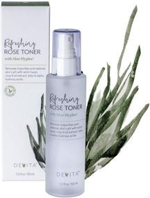 img 4 attached to 🌹 DeVita Vegan Rose Face Toner with Witch Hazel and AloeHyplex - Daily Age Defying Facial Toner for Sensitive, Oily-Acne, Mature, Dry or Combination Skin - 5 fl.oz.