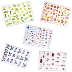 img 3 attached to 🎨 MiaYon 37 Sheets 3D Resin Film Stickers: Clear Decorative Kit for Silicone Resin Molds & Inclusion with Holographics Film – Resin Supplies at its Best!