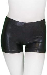 img 3 attached to 🩰 Dryflex Gymnastics Shorts for Girls: Experience Comfort and Style with DESTIRA's Black Active Wear