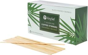 img 2 attached to 🎋 Bamboo Stirrers for Coffee and Beverages