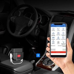 img 3 attached to 🔧 NEXPOW OBD2 Scanner Bluetooth 5.0: Efficient Car Diagnostic Scan Tool for Android & iPhone