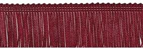 img 3 attached to Decorative Trimmings Chainette Fringe Burgundy