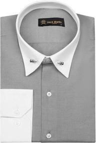 img 4 attached to 👔 Classic Elegance: Jack Martin's Oxford Business Wedding Men's Clothing