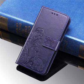 img 3 attached to 📱 Supdigital Galaxy A32 5G Wallet Case [Not for A32 4G], [Flower Embossed] High-Quality PU Leather Flip Protective Case Cover with Card Holder and Stand for Samsung Galaxy A32 5G 2021 Release (Purple)