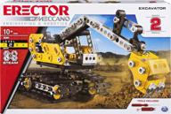 🏗️ exploring construction: erector meccano excavator bulldozer education set logo