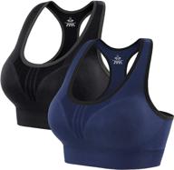 🏋️ heathyoga high impact padded sports bras: ultimate support for women's workouts! logo