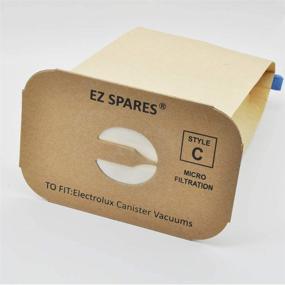 img 2 attached to 🌿 Environmentally Friendly Canister Style C Vacuum Cleaner Bags - EZ SPARES 26Pcs Replacements for Electrolux