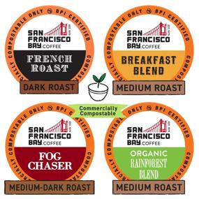 img 3 attached to 🍃 80 Ct Compostable Coffee Pods, SF Bay Coffee OneCUP Variety Pack - K Cup Compatible with Keurig 2.0 (Packaging May Vary)