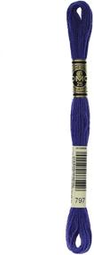 img 4 attached to DMC 117-797 Royal Blue Embroidery Cotton Floss - 6 Strand, 8.7-Yard Spool