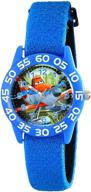 🕒 disney kids' w001962 planes blue analog quartz watch - fun and functional timepiece for young aviators logo