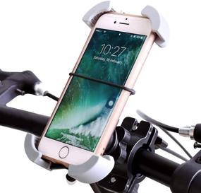 img 4 attached to 🚲 Raylix Adjustable Bike Phone Holder: Ultimate Bicycle Mount for iPhone, Samsung Galaxy, and more!