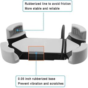 img 1 attached to 🚲 Raylix Adjustable Bike Phone Holder: Ultimate Bicycle Mount for iPhone, Samsung Galaxy, and more!