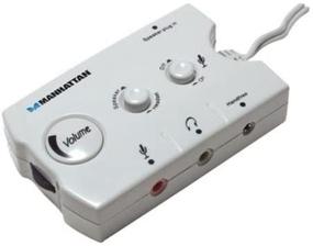 img 1 attached to Manhattan 172851: Audio Speaker and Headset Switching Hub