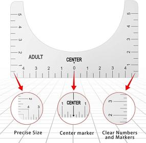 img 1 attached to 👕 5 Pack Tshirt Ruler Guide for Vinyl: Perfect Alignment for Heat Press & Centered Designs - T-Shirt Alignment Tuler for Kids & Adults