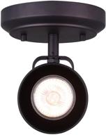 💡 canarm icw622a01orb10 ltd polo 1 light ceiling/wall, oil rubbed bronze with adjustable head - stylish illumination fixture for versatile lighting needs логотип