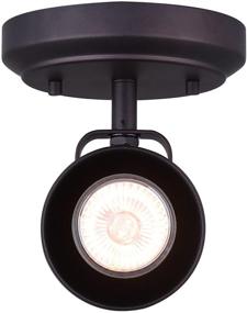 img 4 attached to 💡 CANARM ICW622A01ORB10 LTD Polo 1 Light Ceiling/Wall, Oil Rubbed Bronze with Adjustable Head - Stylish Illumination Fixture for Versatile Lighting Needs