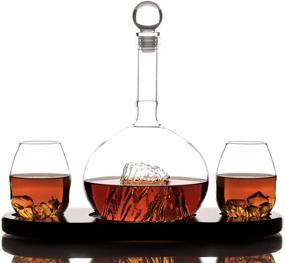 img 4 attached to 🥃 Kemstood Whiskey Crystal Decanter: Elegant Alcohol Storage Solution