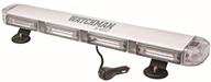 🚨 wolo 7824mp-a watchman linear 24" led mini light bar: clear lens with amber linear led's - magnet or permanent mount, 12-volt logo