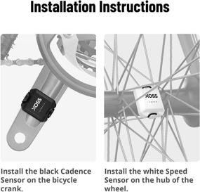 img 2 attached to 🚲 XOSS X1 Suite Bike Speed and Cadence Sensor – Wireless Cycle Computer with ANT Bluetooth 4.0 for Bicycle Speedometer