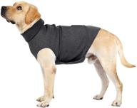 🧥 xl grey dog anxiety jacket: ultimate calming solution for travel, fireworks, and separation stress логотип