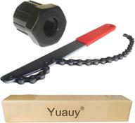 🚴 yuauy bike chain whip sprocket remover wrench: efficient bicycle chain flywheel rotor lockring freewheel removal tools kit logo