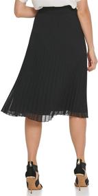 img 2 attached to DKNY SPORTSWEAR Womens Missy Pleated Women's Clothing