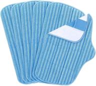 🧼 premium microfiber mop pads - 6 pack replacement for mcculloch mc1275 and steamfast sf-275/sf-370 logo