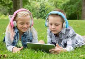 img 2 attached to 🎧 Aqua Snug Play+ Volume Limiting Kids Headphones for Toddlers: Boys/Girls Approved