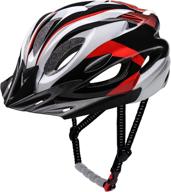 iwuntong adult bike helmet: removable sun visor & reflective stripe, lightweight and adjustable for mountain biking logo