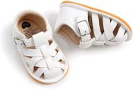 babelvit infant baby sandals: premium comfort summer shoes with flower bowknot - anti-slip rubber sole for outdoor casual beach activities - newborn toddler prewalker first walking shoes logo