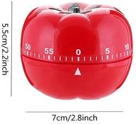 🍅 mhr timers – 60 minute mechanical kitchen cooking timer clock with loud alarm, red pomodoro design logo