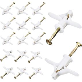 img 4 attached to 🔩 Drywall Anchor Kit Assortment of Self-Drilling Fasteners