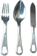 🍴 mess kit utensil set: fork, knife, and spoon логотип