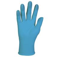 🧤 large blue nitrile gloves (41078) by kleenguard - powder-free, 6 mil, ambidextrous, thin mil, 20/bag, light blue logo