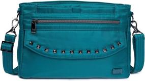 img 4 attached to Lug Womens Crossbody EMERALD Medium Women's Handbags & Wallets