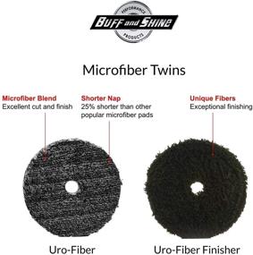 img 2 attached to Buff and Shine 1.5" URO-Fiber Microfiber Pad Set - 6 Pack