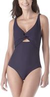 👙 stylish and chic: anne cole women's one piece swimsuit with shoulder cutout logo