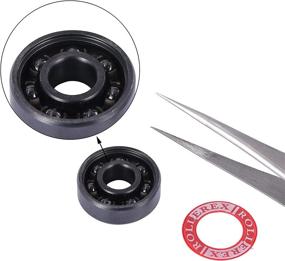 img 1 attached to 🌟 Experience the Ultimate Performance with Adventure World Rollerex 608ZZ ABEC-7 Skate Wheel Bearings Kit – Includes Spacers and Washers (Skateboard & Inline Skate) – Available in 4 or 8 Wheel Packs