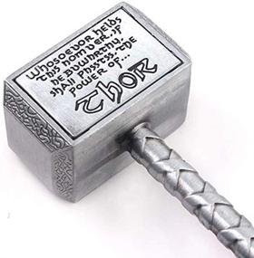 img 3 attached to Silver VNFLY Mjolnir Keychain Bottle Opener - Thor Hammer Beer Opener Keychain