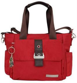 img 4 attached to 👜 Ultimate Huskies 3-in-1 Hanna Shoulder Crossbody Tote Bag: Multi-Compartment Water-resistant Satchel Purse w/ Adjustable Strap