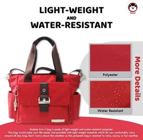 img 2 attached to 👜 Ultimate Huskies 3-in-1 Hanna Shoulder Crossbody Tote Bag: Multi-Compartment Water-resistant Satchel Purse w/ Adjustable Strap