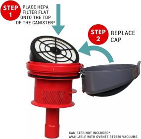 img 1 attached to Ovente Premium Filter Replacements for ST2620: High-Performance 🔍 Dust & Particle Filtration - Pack of 2 ACPST26702