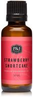 premium grade strawberry shortcake fragrance oil - 30ml | p&j trading - scented oil logo
