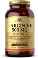 solgar l-arginine 500 мг 250 овощных капсул - повышение оксида азота для здоровья сердечно-сосудистой системы! логотип