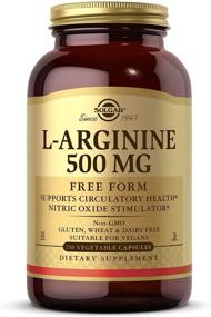 img 4 attached to Solgar L-Arginine 500 мг 250 овощных капсул - Повышение оксида азота для здоровья сердечно-сосудистой системы!