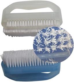 img 2 attached to 🧼 Deep Cleaning Hand Finger Nail Scrub Brush Set with Cuticle Remover - Perfect for Men, Women, Gardeners, Auto Mechanics, Kitchen, Bathroom, Laundry, and Shower