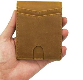 img 1 attached to Custom Engraved Tri Fold Men's Accessories: The Perfect Gift for Your Husband or Boyfriend