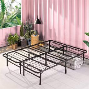 img 2 attached to 🛏️ ZINUS SmartBase Tool-Free Assembly Full Mattress Foundation: 14 Inch Metal Platform Bed Frame with Underbed Storage - No Box Spring Needed