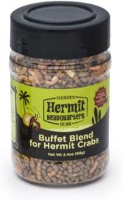 img 1 attached to 🦀 Optimized Buffet Blend Diet for Hermit Crabs - 2.4-Ounce, Nutrient-rich Food