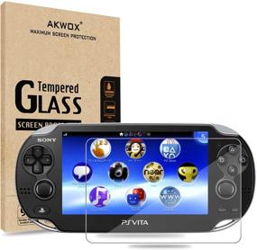 img 4 attached to 🎮 Max Clarity & Touch Accuracy: 2-Pack PS Vita 1000 Screen Protector by Akwox - Premium HD Clear 9H Tempered Glass Film for Sony Playstation Vita PSV 1000